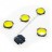 Tact button SMD 4 x 4 x 0.8 mm, membrane