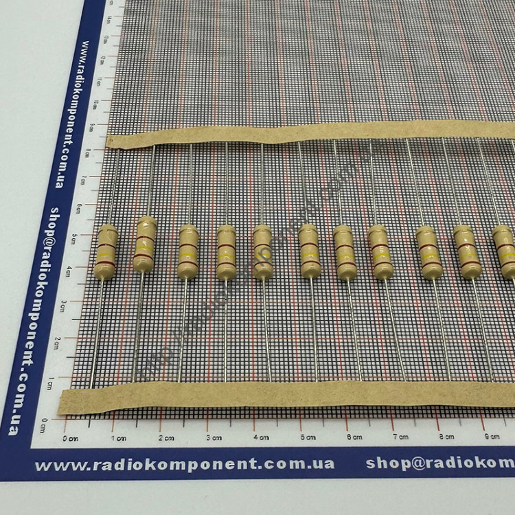 Resistor (+/-5%) 2W 2,4 kOhm Ø5x15mm (CFR2W2K4J)