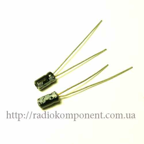 Capacitor 4.7mF 25V 3x5mm