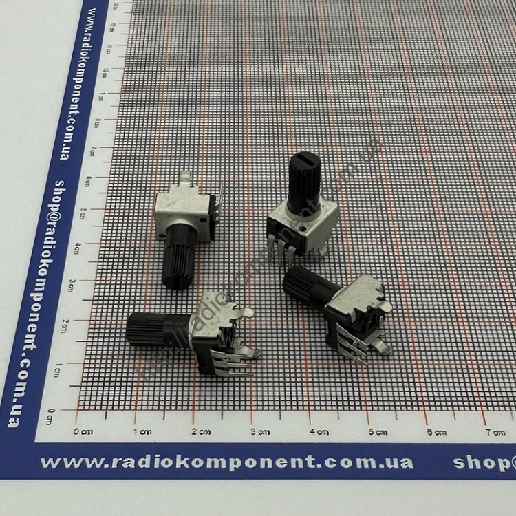 Резистор змінний R0902N 100 КОм 3pin вертикальний