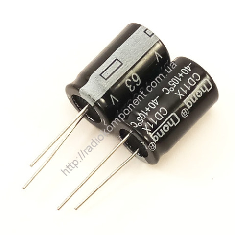 Конденсатор 1000mF 63V 16x25mm