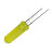 LED 5x14.5 mm yellow diffuse
