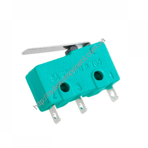 MSW-12B-17 limit switch 5A 250V lever 17mm