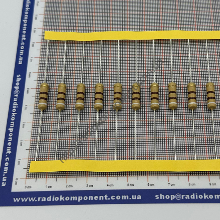 Resistor (+/-5%) 2W 910 Ohm Ø5x15mm (CFR2W910RJ)