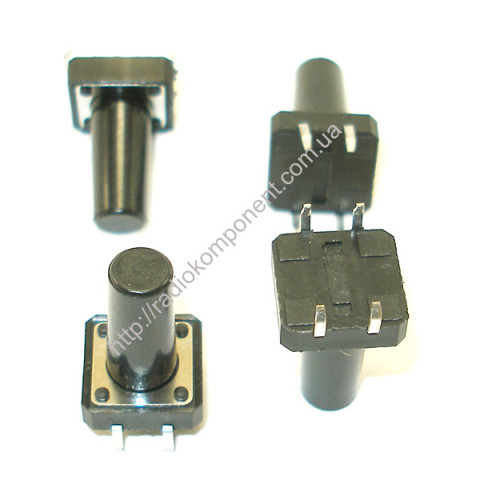 Clock button 12x12x18 mm
