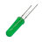 LED 5x14.5 mm green diffuse