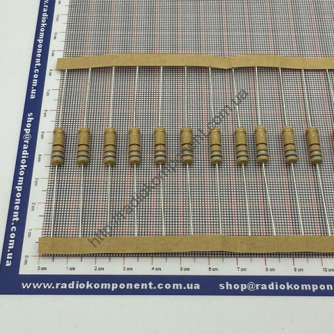 Резистор (+/-5%) 2Вт 680 Ом Ø5x15mm (CFR2W680RJ)
