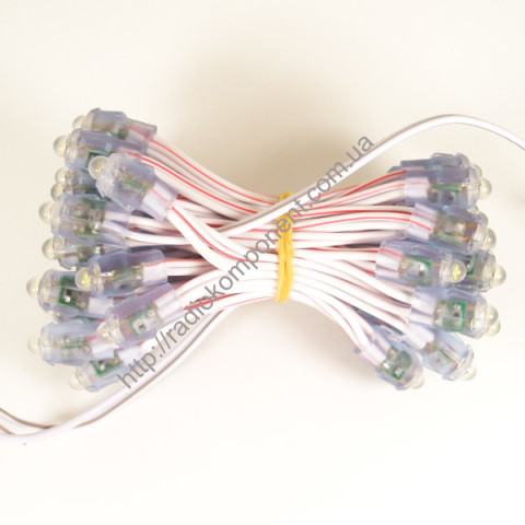 LED-WW-0,08W-IP65-12V білий теплий (50шт. комплект) світлодіоди швидкого монтажу