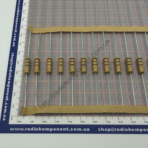 Резистор (+/-5%) 2Вт 180 Ом Ø5x15mm (CFR2W180RJ)
