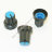 Knob RN-5 for potentiometer black-blue