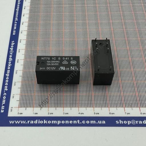 Реле NT75-1CS16DC12V0.415.0 (12VDC)