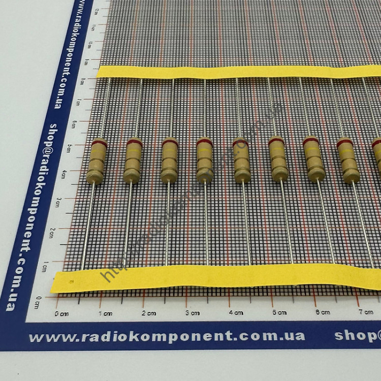 Резистор (+/-5%) 2Вт 2,4 Ом Ø5x15mm (CFR2W2R4J)