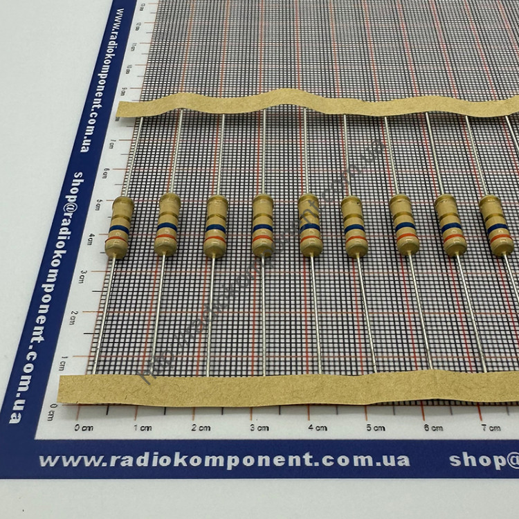 Резистор (+/-5%) 2Вт 3,6 Ом Ø5x15mm (CFR2W3R6J)