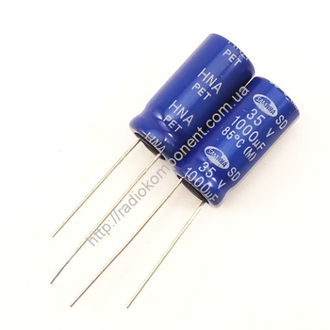 Конденсатор 1000mF 35V 10x21mm