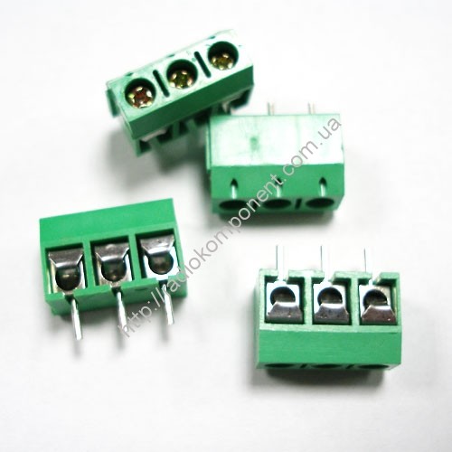 Клемник KF301-03 Зелений