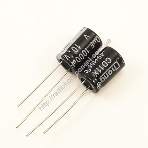 Capacitor 1000mF 10V 8x12mm