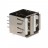 USB-02-1-FD-180 USB-A connector, double vertical socket (USBA-2G)