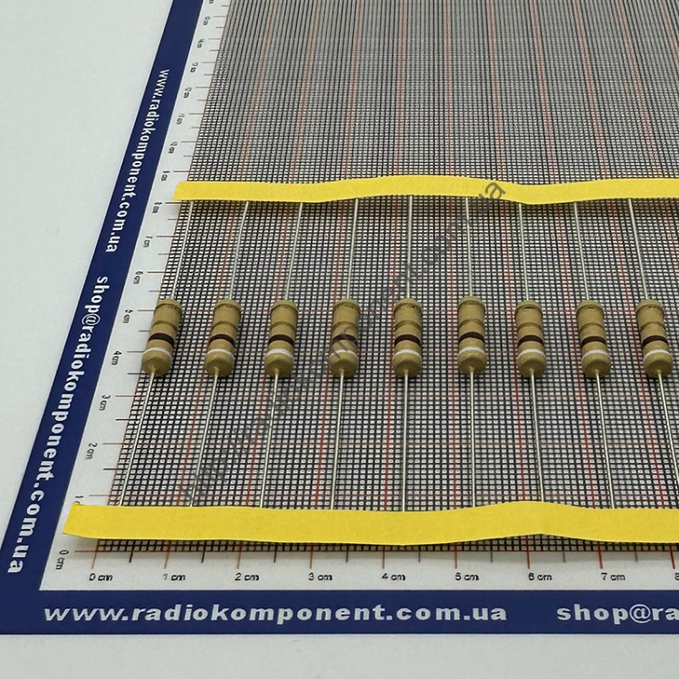 Резистор (+/-5%) 2Вт 9,1 Ом Ø5x15mm (CFR2W9R1J)
