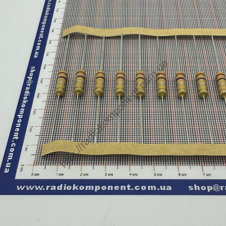 Резистор (+/-5%) 2Вт 0,27 Ом Ø5x15mm (CFR2W0R27J)