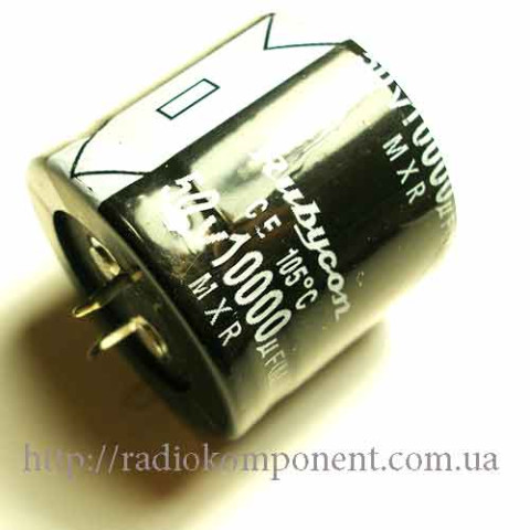 Capacitor 10000mF 50V 35x31mm Rubycon