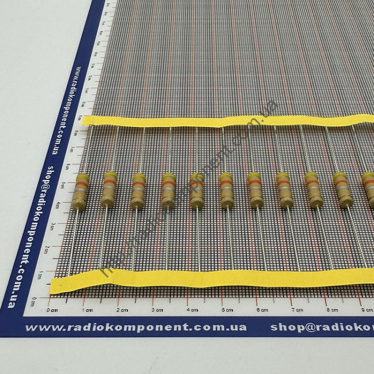 Резистор (+/-5%) 2Вт 0,43Ом Ø5x15mm (CFR2W0R43J)