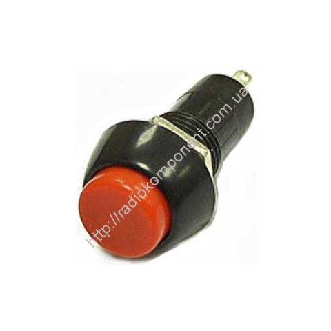 Power button round PBS-11A with fixing red