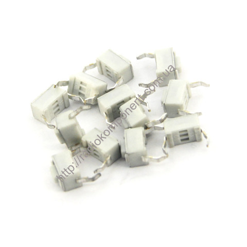 Tact button 3x6x4,3 white