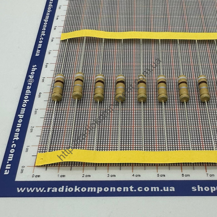 Резистор (+/-5%) 2Вт 0,91Ом Ø5x15mm (CFR2W0R91J)
