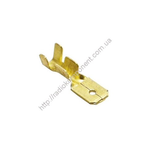 FASTON 6.3mm папа ножевая клемма укороченная