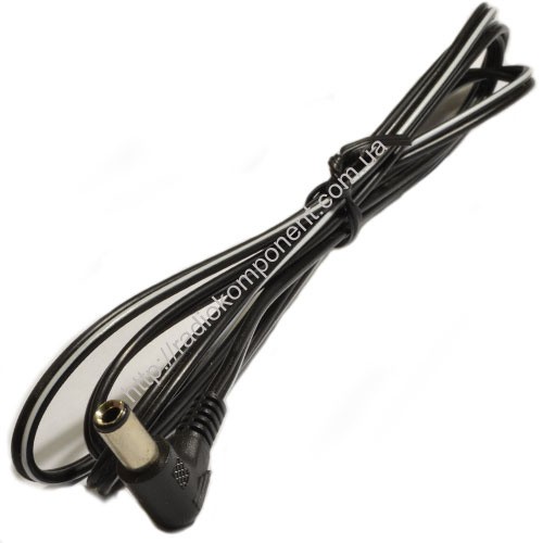 Разъем DC 5,5/2,1 с кабелем угловой 1.2m