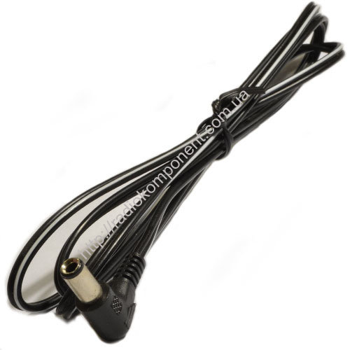 Разъем DC 5,5/2,1 с кабелем угловой 1.2m