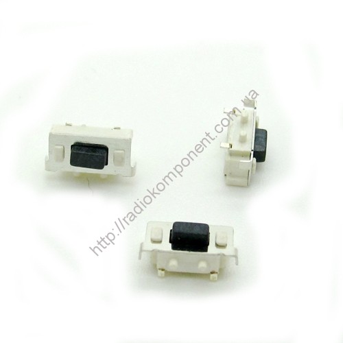 Кнопка тактова 3x6x3.5 мм SMD збоку