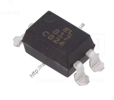 Optocoupler EL817S1(C)(TU)-F CTR=200...400% (=PC817CS, LTV817SC)