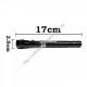 Metal telescopic flashlight with magnet