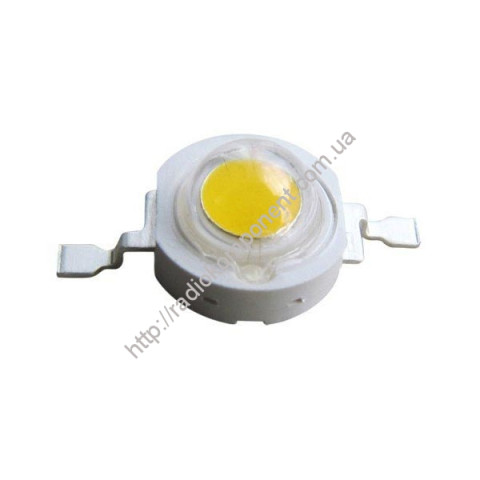 LED 1W Cold White 6000-6500K, 100-120 Lm