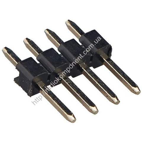 PLS-4 (=DS1021-1x4), male plug 2.54mm