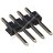 PLS-4 (=DS1021-1x4), male plug 2.54mm