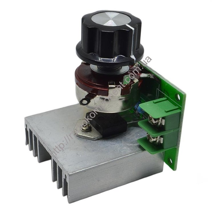 Регулятор потужності AC 220V 4kW з радіатором