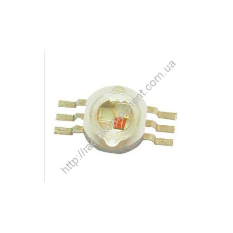 Світлодіод 1W RGB 620/520/460nm 6 Pin
