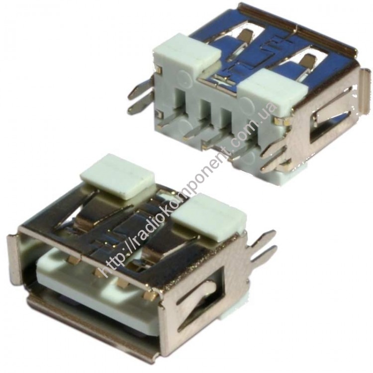 Роз'єм USB-A вертикальний короткий