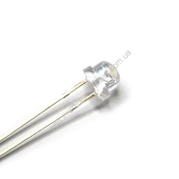 LED 4.8mm orange transparent, lens 120*