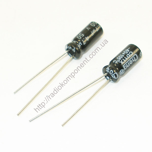 Конденсатор 4.7mF 50V 5x11mm