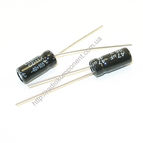 Конденсатор 47mF 35V 5x11mm