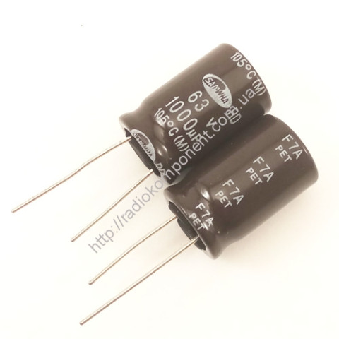 Capacitor 1000mF 63V 16x26mm