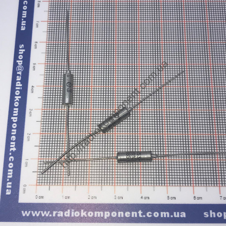 Capacitor K53-1 6.8 microfarad 30v 20%, tantalum
