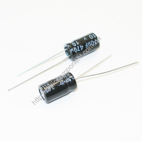 Capacitor 470mF 10V 6x11mm