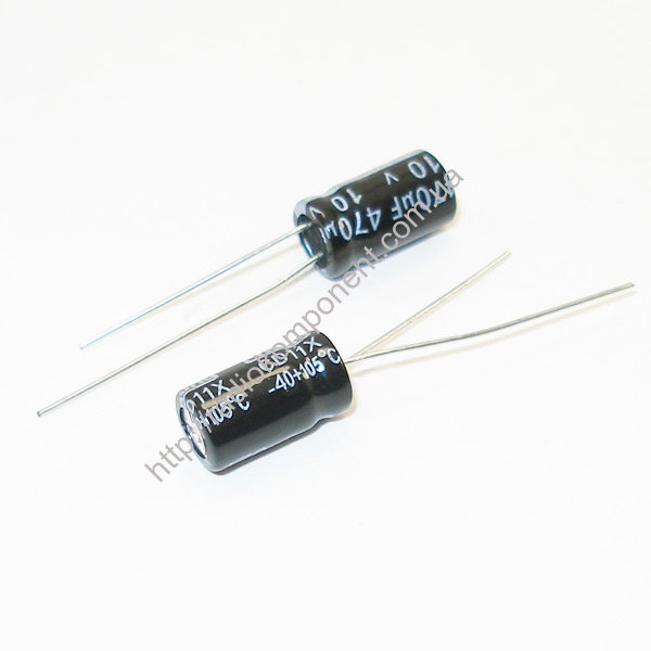 Конденсатор 470mF 10V 6x11mm