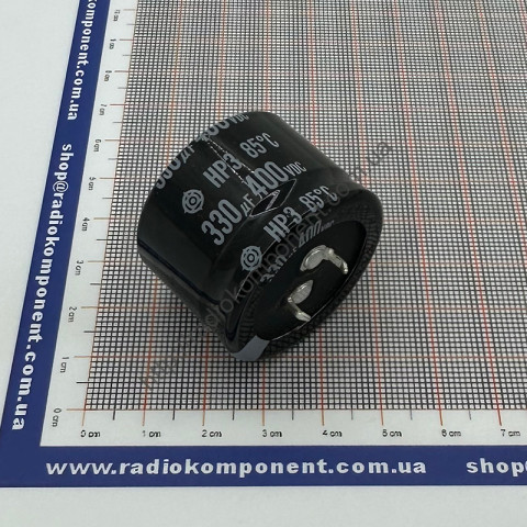 Конденсатор 330mF 400V 35x26mm HP3