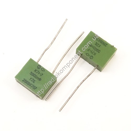 Capacitor K71-7 5900 pF 250v 2%