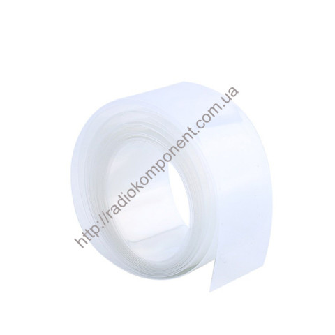 Heat shrink tape, width 56 mm, (diameter 35 mm), transparent 1m